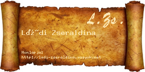 Ládi Zseraldina névjegykártya